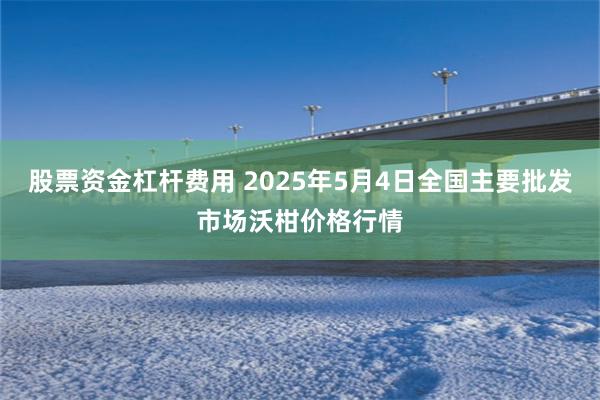 股票资金杠杆费用 2025年5月4日全国主要批发市场沃柑价格行情