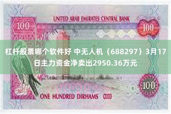 杠杆股票哪个软件好 中无人机（688297）3月17日主力资金净卖出2950.36万元