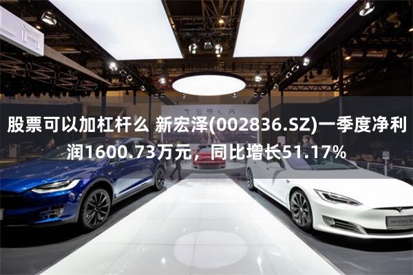 股票可以加杠杆么 新宏泽(002836.SZ)一季度净利润1600.73万元，同比增长51.17%